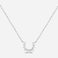 Confidence Necklace in 9k White Gold with White Diamonds