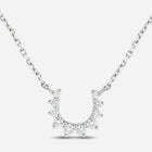 Confidence Necklace in 9k White Gold with White Diamonds