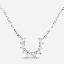 Confidence Necklace in 9k White Gold with White Diamonds