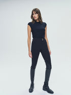 Totem Technical Short Sleeve Top in Black