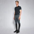 Jersey Mesh T-Shirt in Black