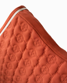 Saddle Pad & Ear Bonnet Set in Terracotta