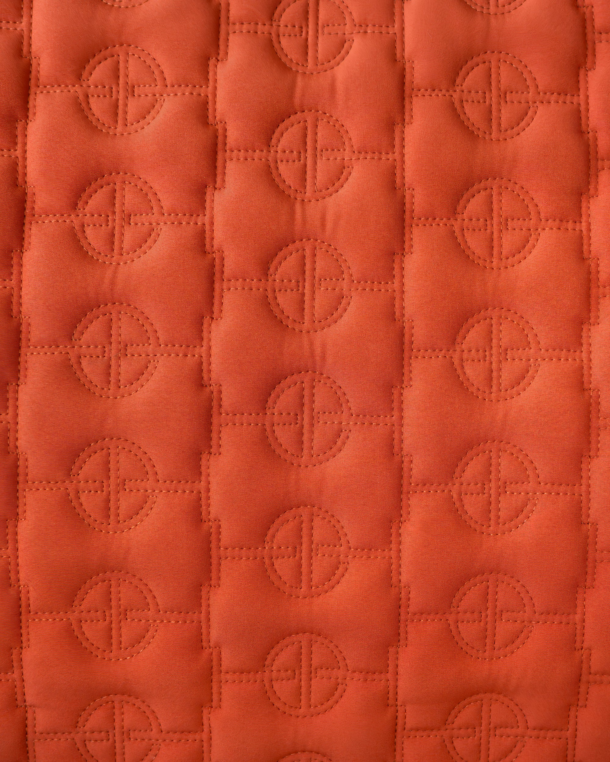 Saddle Pad & Ear Bonnet Set in Terracotta