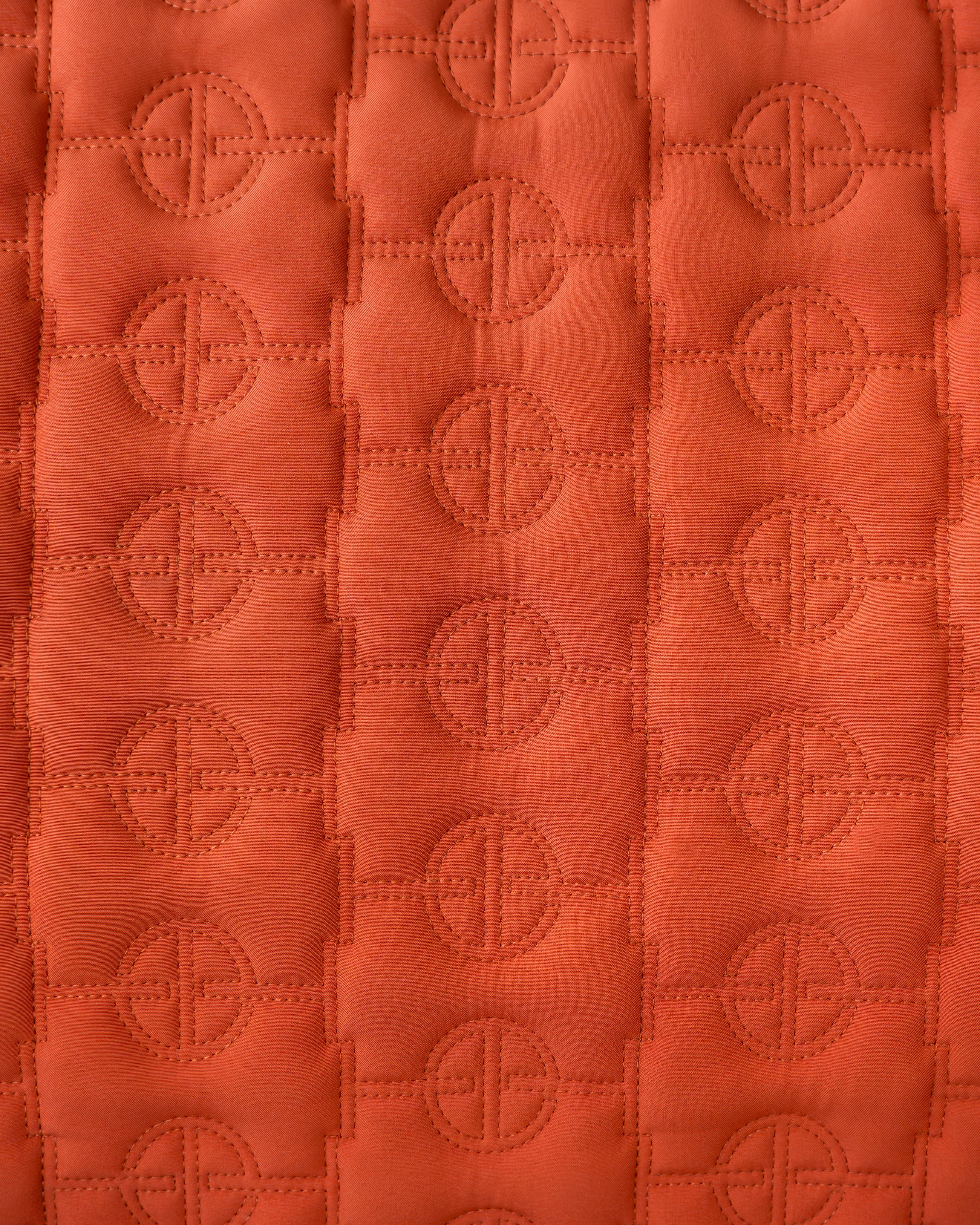 Saddle Pad & Ear Bonnet Set in Terracotta