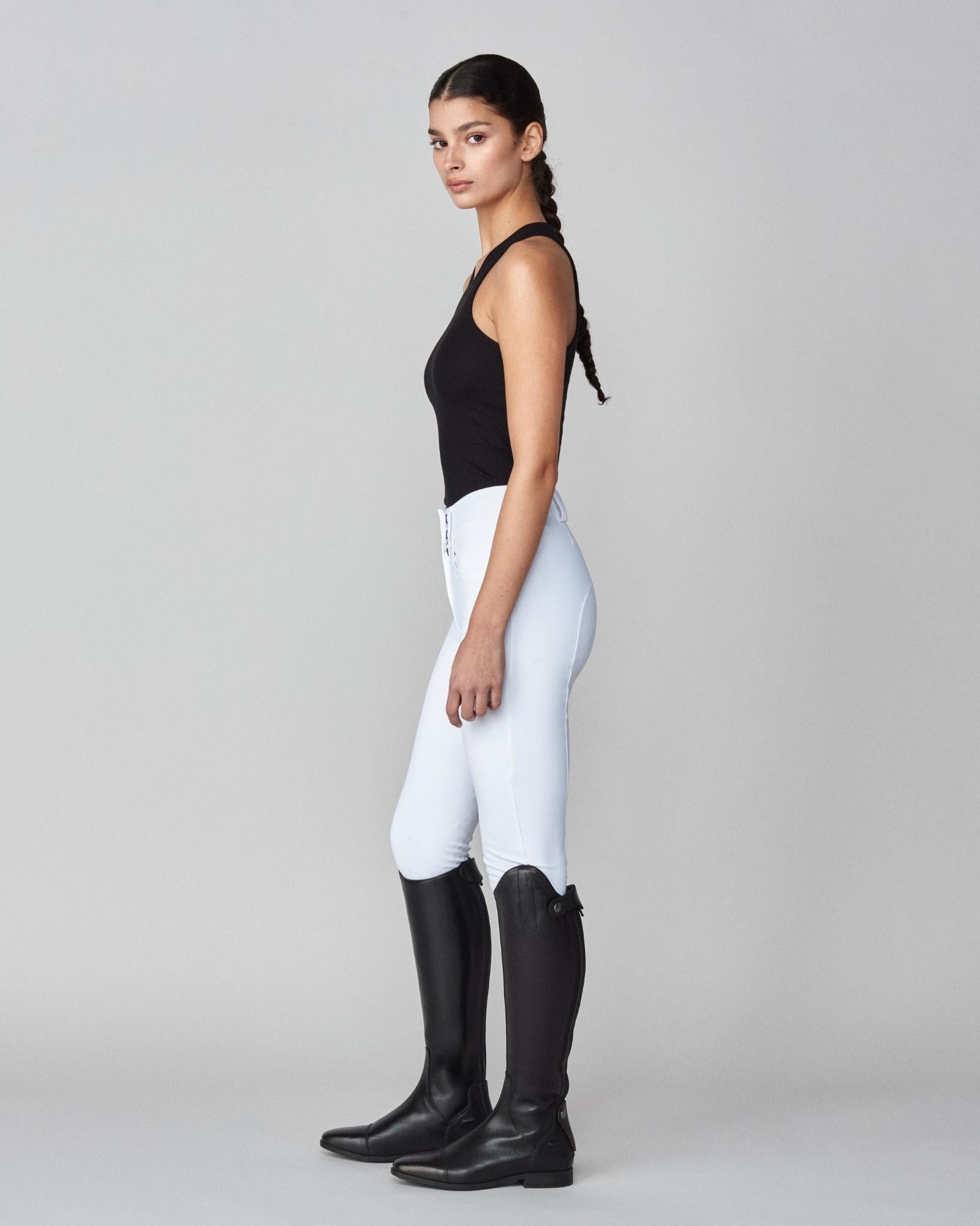 Timeless Riding Breeches in White