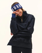 Toffee Winter Headband in Blue