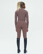 Totem Technical Long Sleeve Top in Coffee