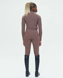 Totem Technical Long Sleeve Top in Coffee