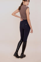 Totem Technical Short Sleeve Top in Coffee