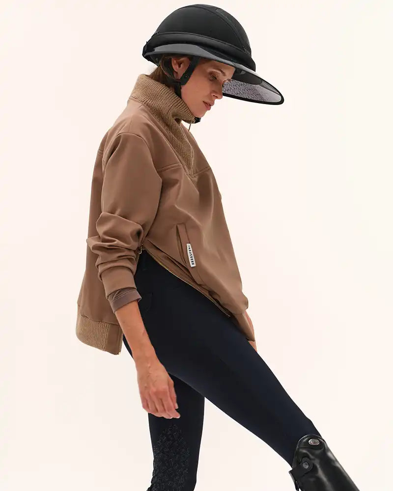 Urvoso Pullover Jacket in Mocha