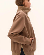 Urvoso Pullover Jacket in Mocha