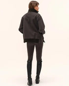 Urvoso Pullover Jacket in Dark Brown