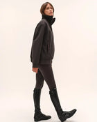 Urvoso Pullover Jacket in Dark Brown