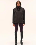 Urvoso Pullover Jacket in Dark Brown