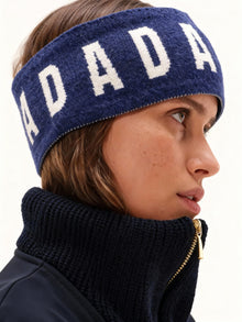 Toffee Winter Headband in Blue