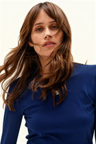 Kira Long Sleeve Top in Baltic Blue