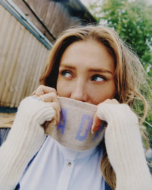 Toffee Winter Headband in Cream