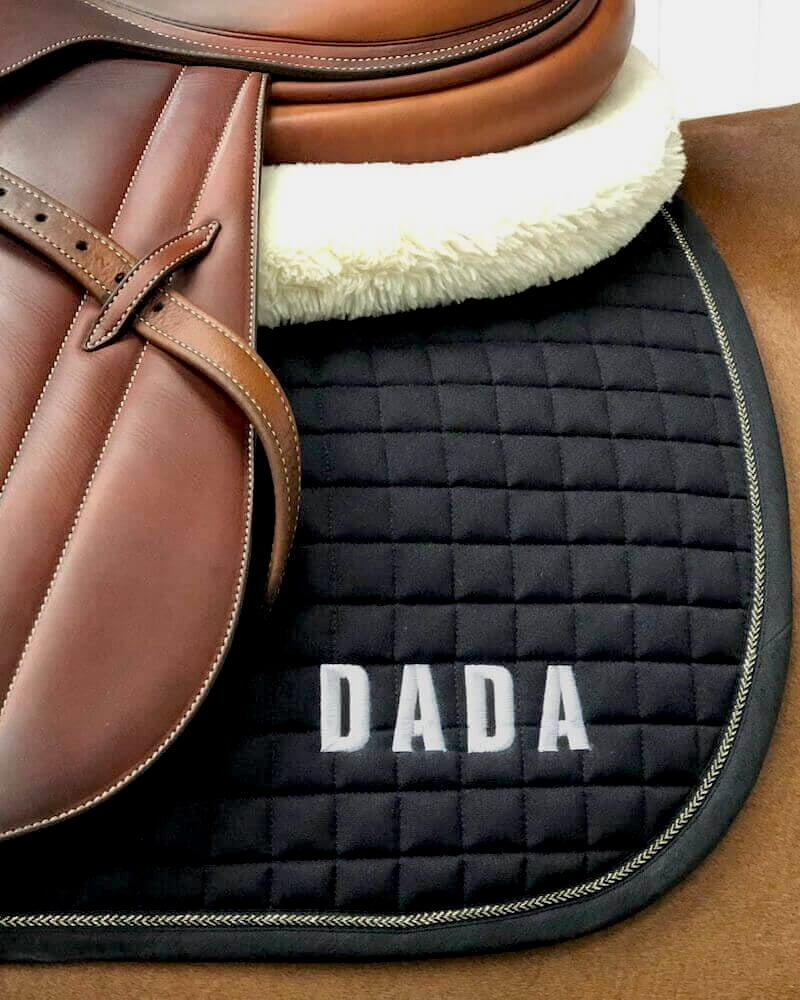 Henri Saddle Pad in Black