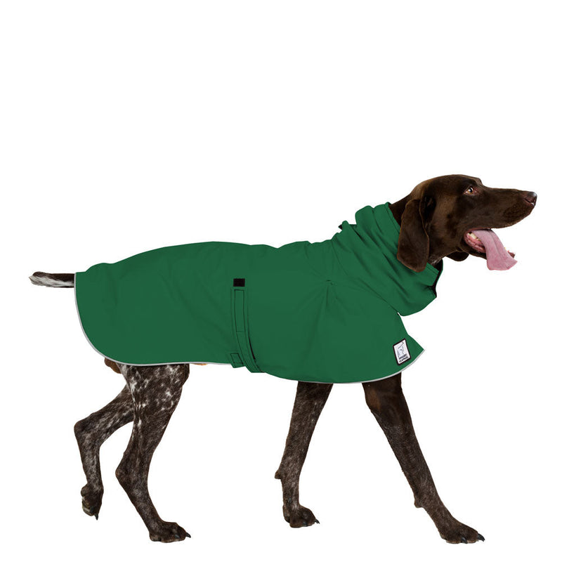 German Shorthaired Pointer Raincoat in Green