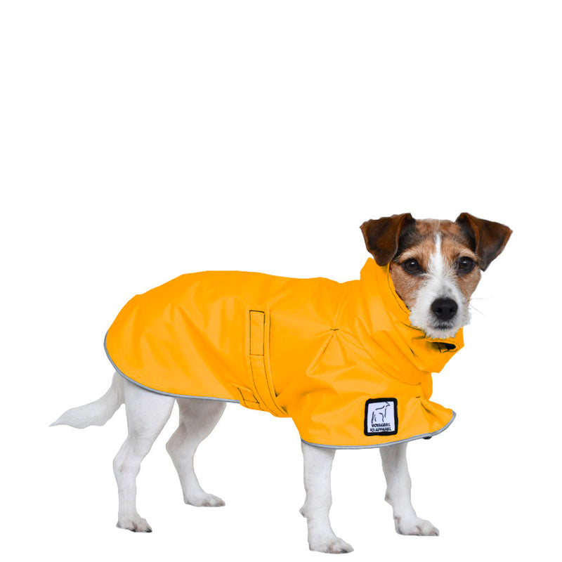Jack Russell Terrier Raincoat in Yellow