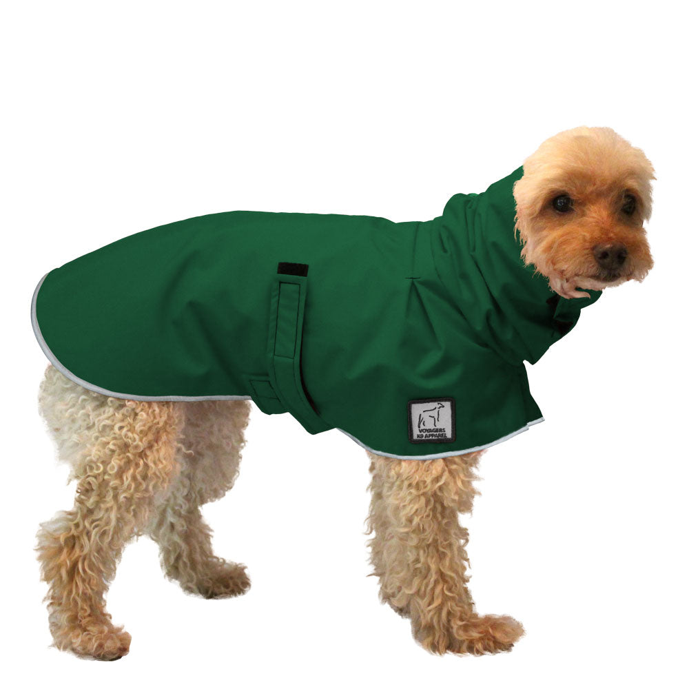 Miniature Poodle Raincoat in Green