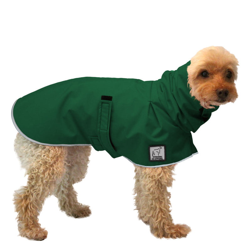 Miniature Poodle Raincoat in Green