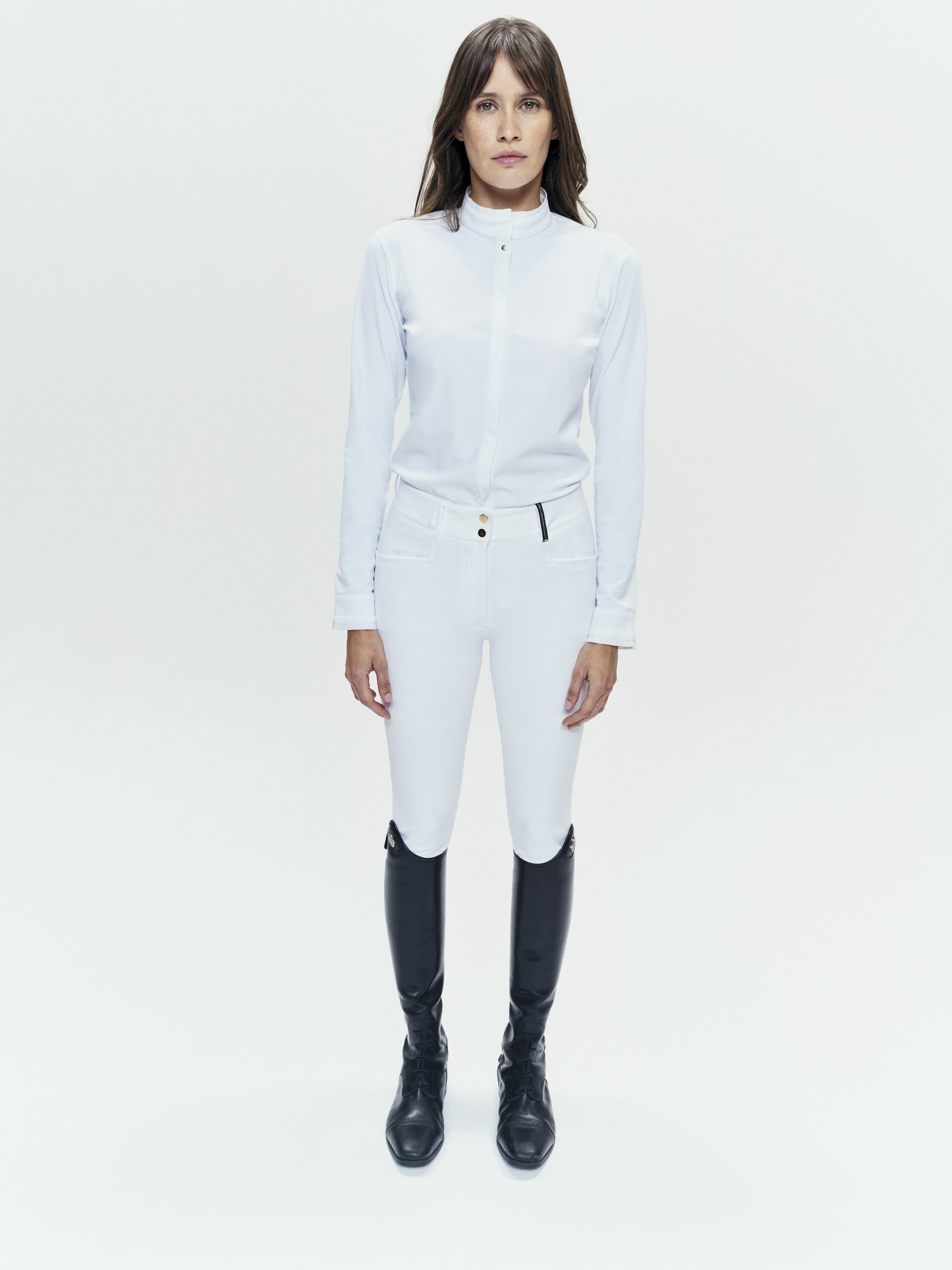 Giovani Grip Shaping Breeches in White