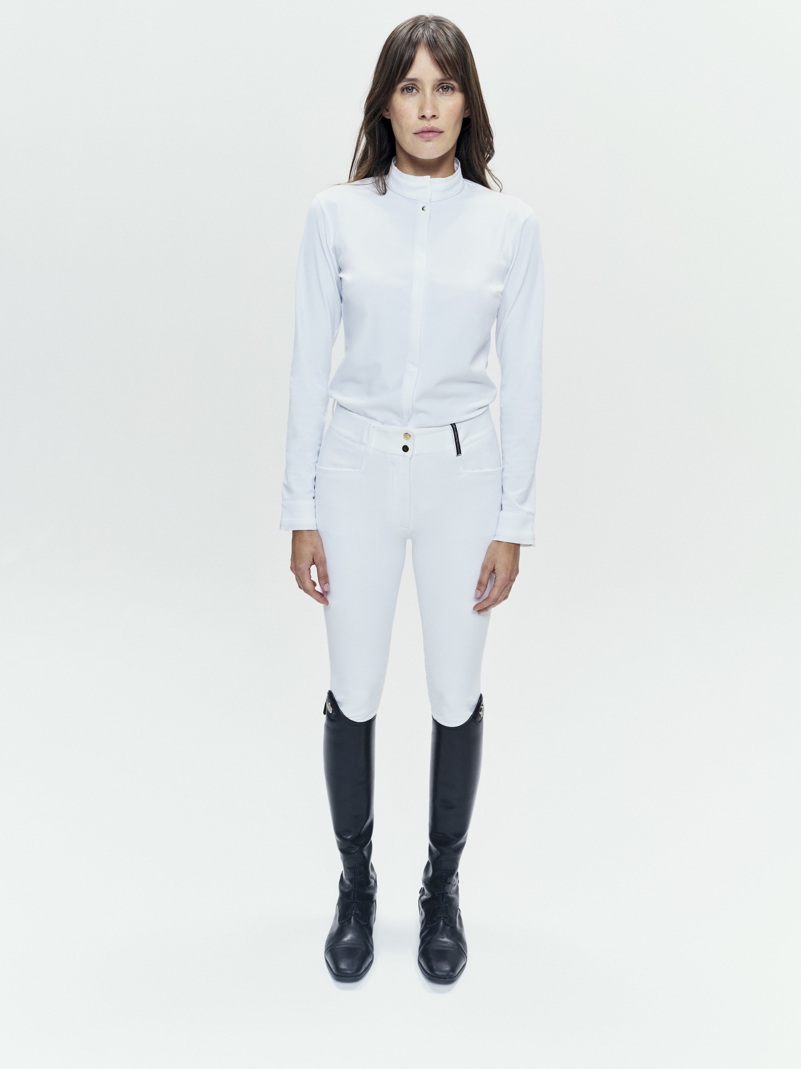 Giovani Grip Shaping Breeches in White