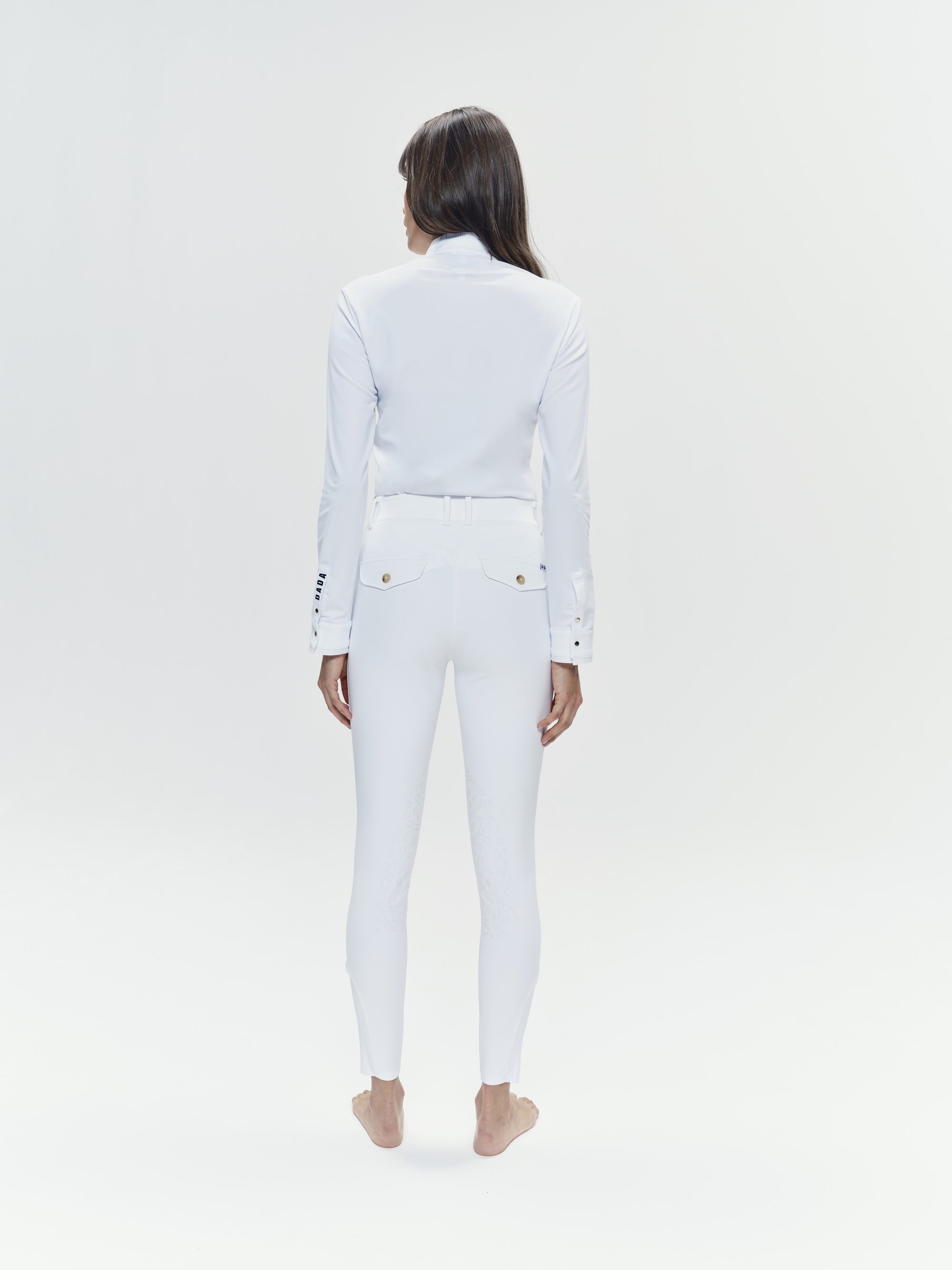 Giovani Grip Shaping Breeches in White